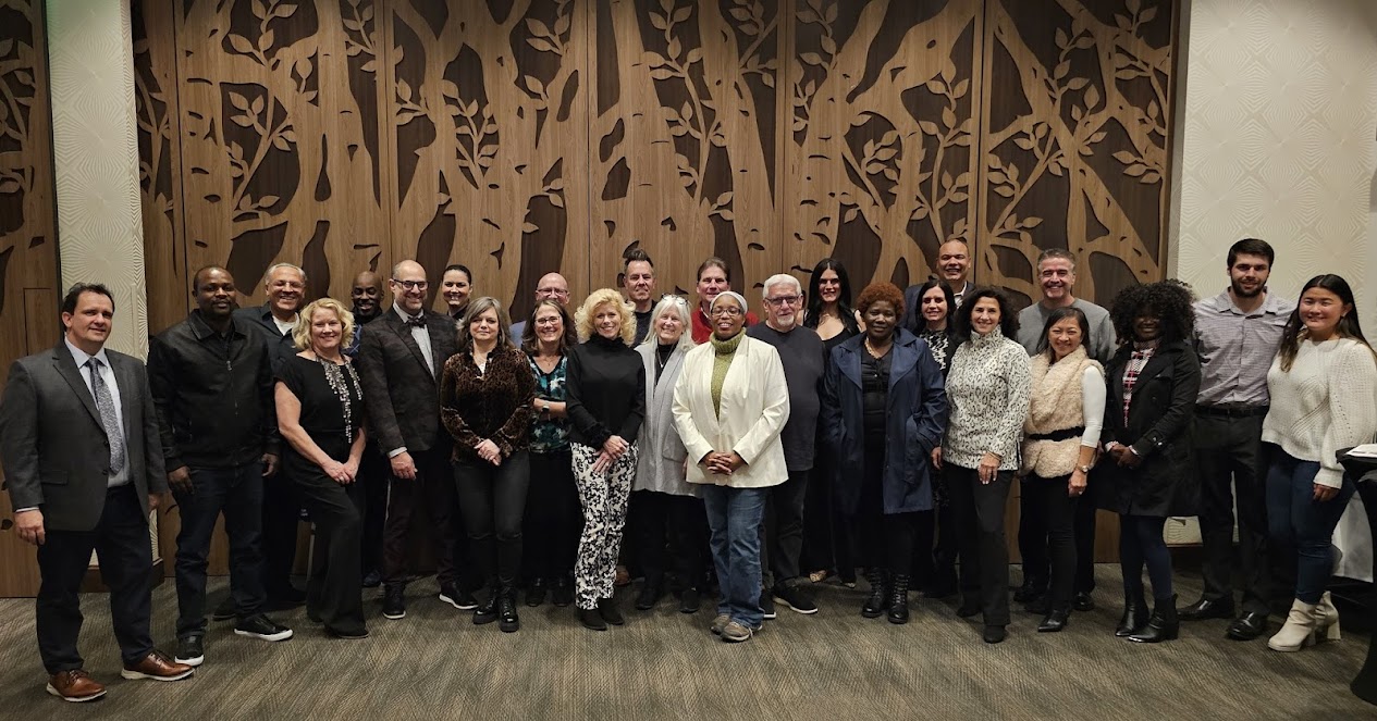 Executive Mortgage Brokers team members gathered at a company event